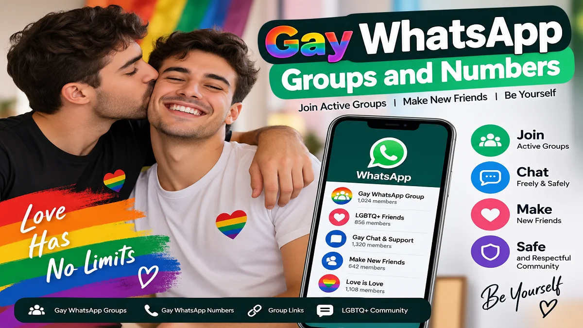Gay WhatsApp Groups and Numbers